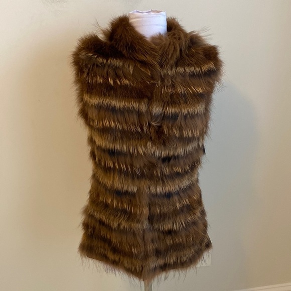 Sherry Cassin Jackets & Blazers - Sherry Cassin Opossum Raccoon Sweater Vest